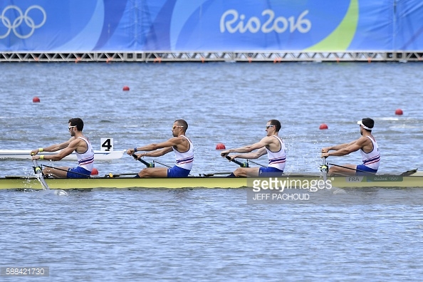 قایقرانی المپیک ریو 2016؛ روئینگ سبک وزن 4 نفره مردان؛ سوئیس قهرمان شد، دانمارک و فرانسه مدال گرفتند