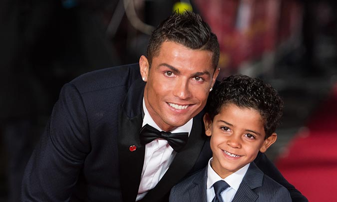 کریستیانو رونالدو: دوست دارم پسرم مانند من یک فوتبالیست بزرگ شود