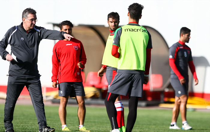 گزارش تمرین پرسپولیس؛ پسر برانکو قرمزپوش شد