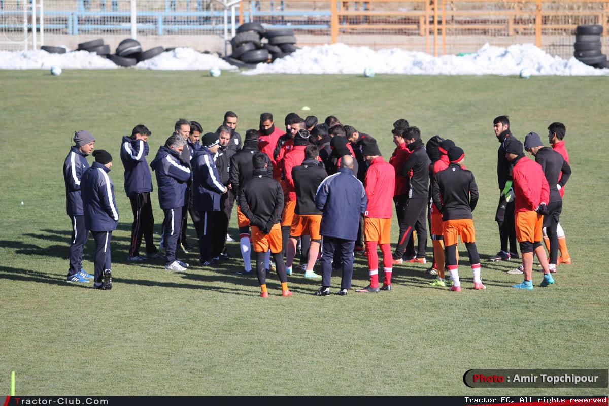 جو آرام تمرین تراکتور در حضور قلعه نویی 