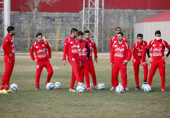 گزارش تمرین صبح پرسپولیس؛  سرخپوشان بدون ملی پوشان تمرین کردند