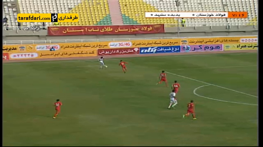 خلاصه بازی فولاد خوزستان 1-0 پدیده
