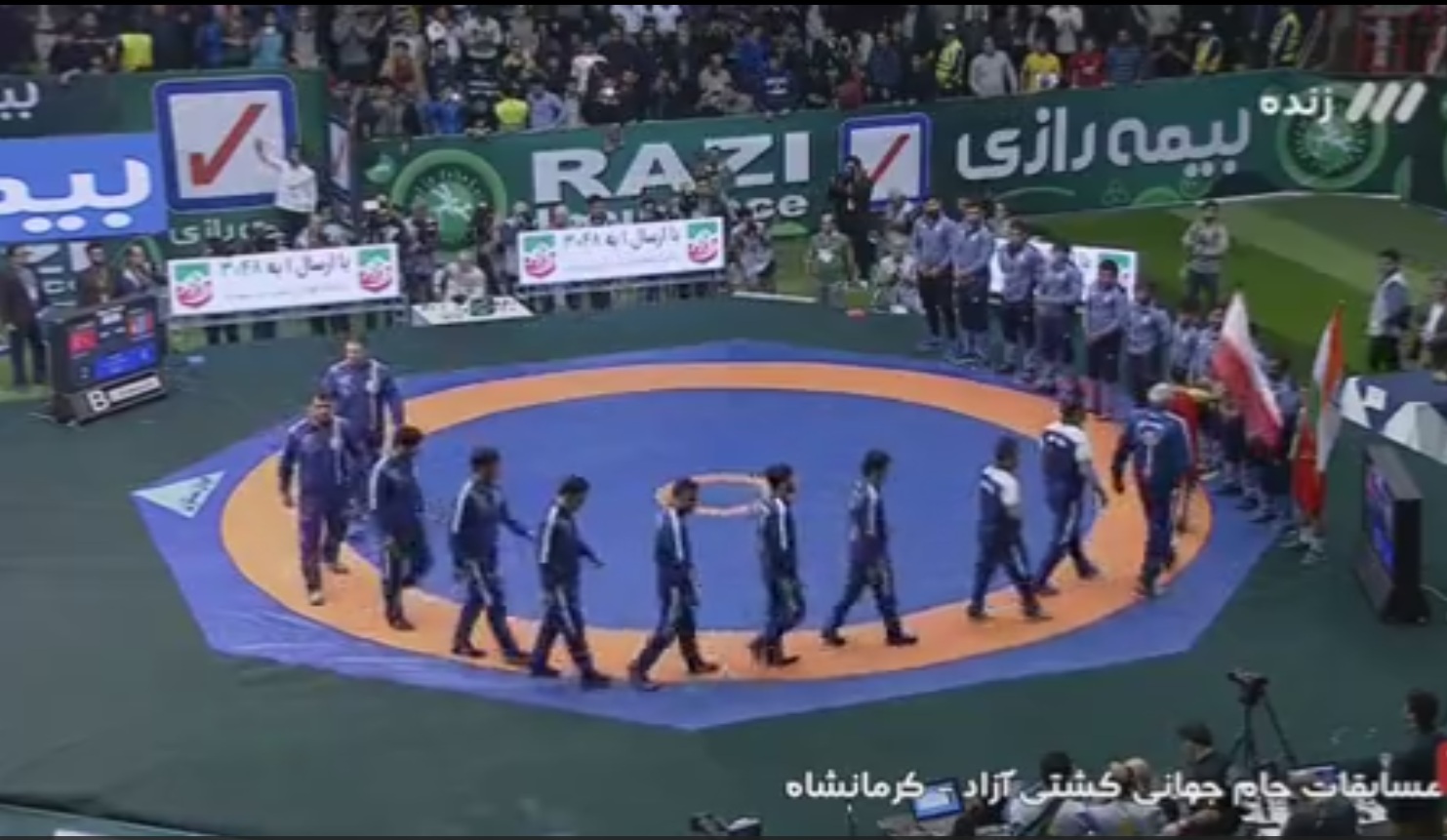 جام جهانی کشتی آزاد - کرمانشاه؛ ایران 8-0 هند - کمیل قاسمی