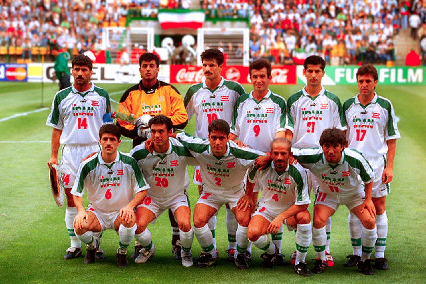 تیم ایران مقابل یوگوسلاوی ج.ج 98
