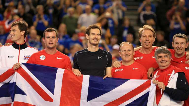 تنیس؛ نبرد تیم های ملی بریتانیا و صربستان در دیویس کاپ