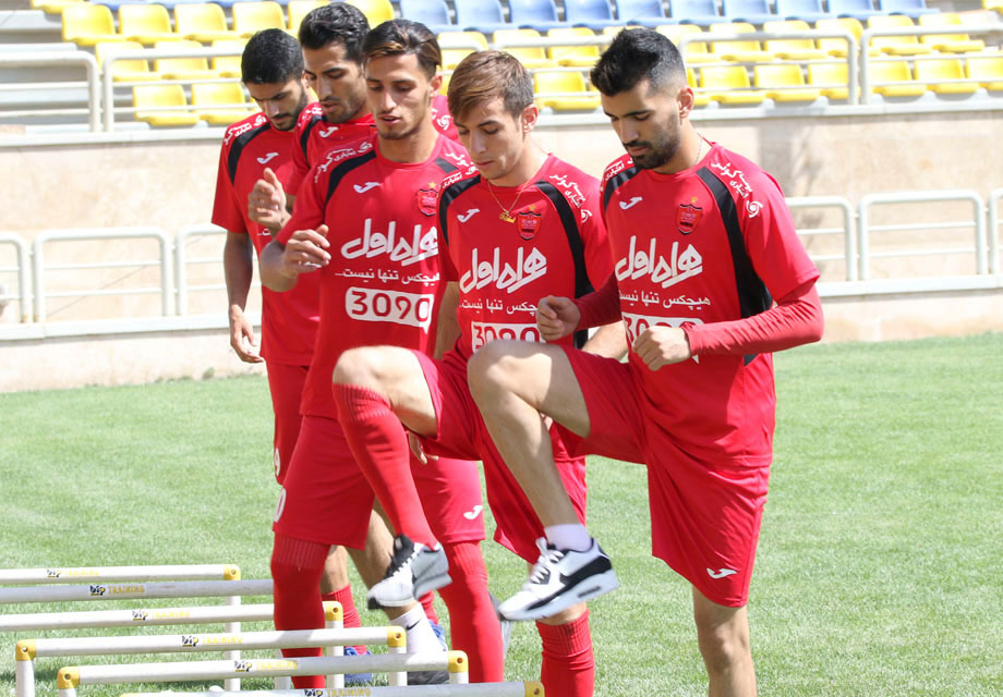 فرشاد احمد زاده-بازیکنان پرسپولیس-پرسپولیس تمرینات پرسپولیس