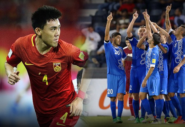 بازیکنان چین-بازیکنان ازبکستان-مقدماتی جام جهانی 2018 روسیه