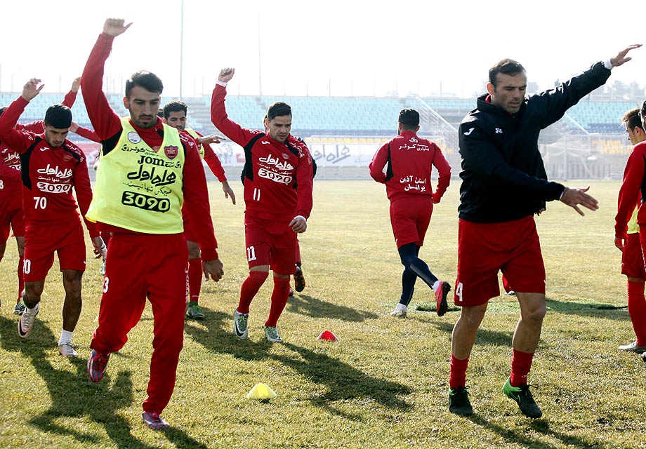 پرسپولیس-بازیکنان پرسپولیس-تیم پرسپولیس-تمرین پرسپولیس-کمال کامیابی نیا-سید جلال حسینی