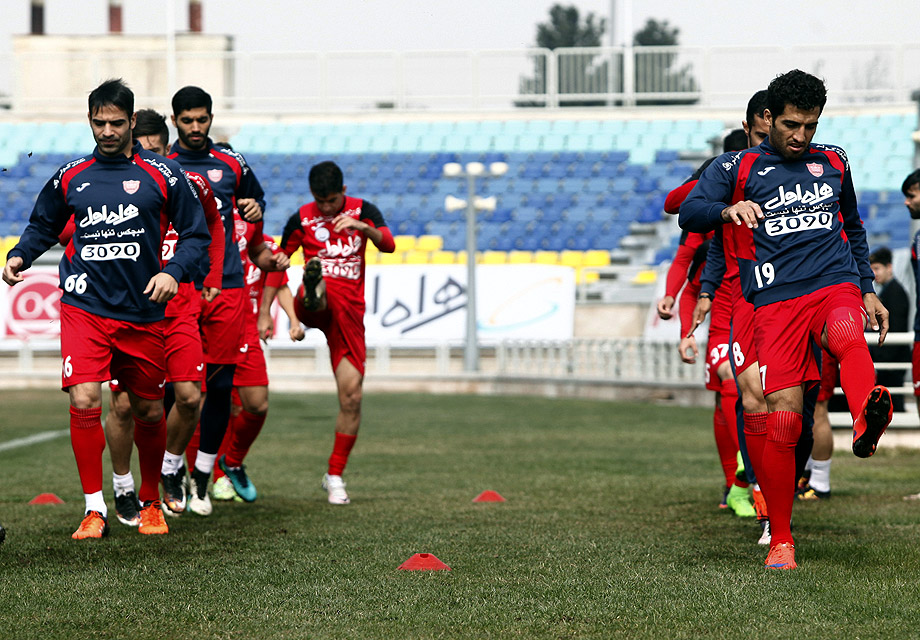 پرسپولیس-بازیکنان پرسپولیس-تمرینات پرسپولیس-وحید امیری-شهاب کرمی