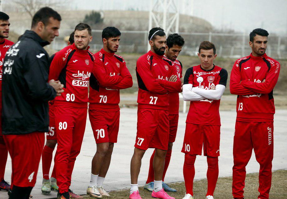 بازیکنان پرسپولیس-پرسپولیس-تیم پرسپولیس-تمرین پرسپولیس