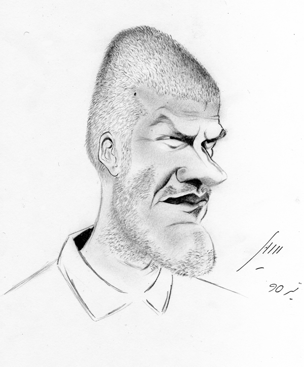 کاریکاتور بکهام