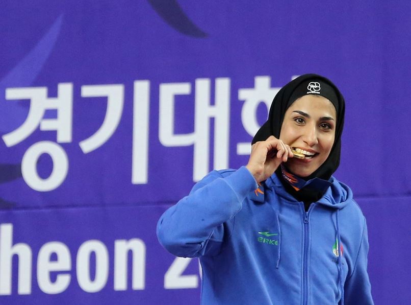 مدال طلای مسابقات کاراته قهرمانی آسیا در دستان حمیده عباسعلی