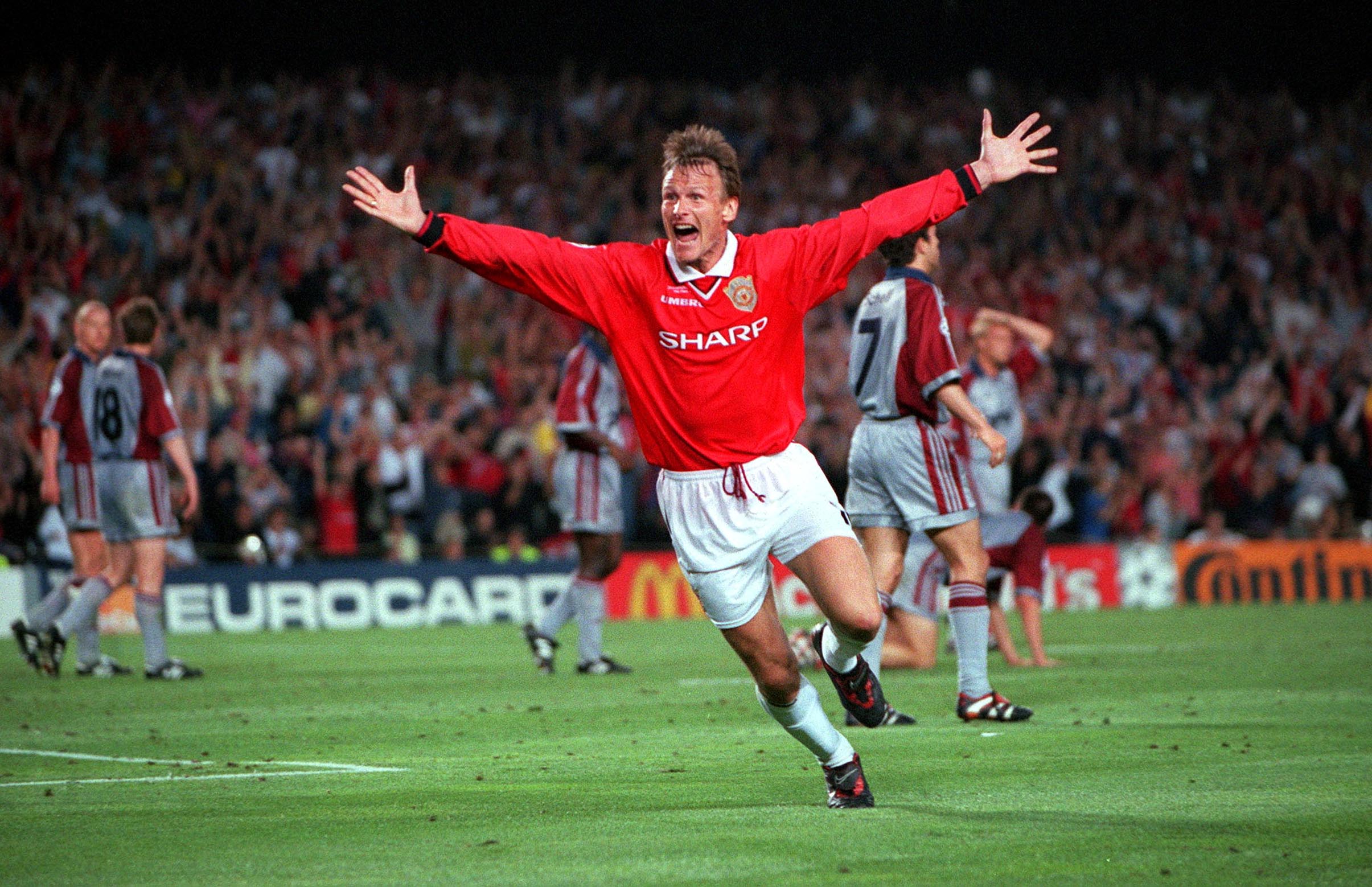 teddy sheringham- manchester united- تدی شرینگهام- منچستریونایتد- بایرن مونیخ