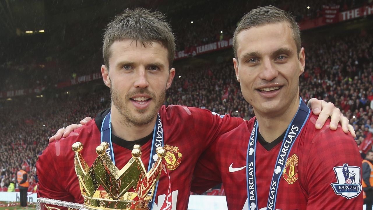 نمانیا ویدیچ- مایکل کریک- منچستریونایتد- بازی بزرگداشت مایکل کریک- manchester united- Michael Carrick- Nemanja Vidic