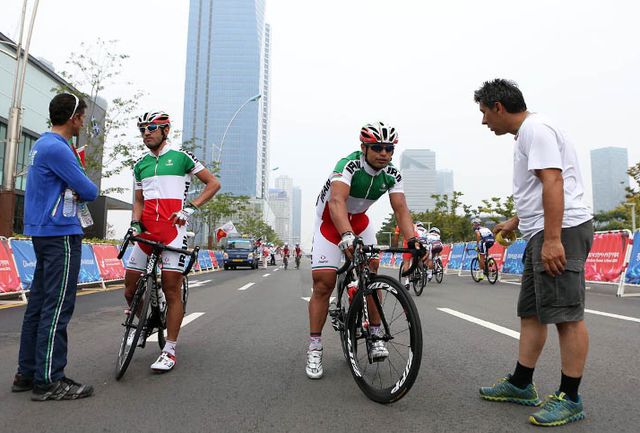 مسابقات قهرمانی دوچرخه سواری آسیا- ابراهیم حاجی زاده-سمیه یزدانی