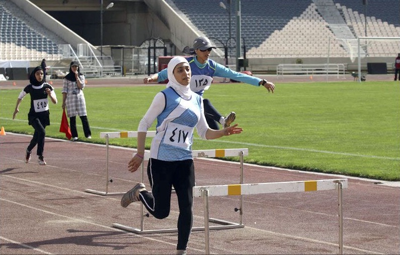 رقابت های دو و میدانی قهرمانی بانوان ایران