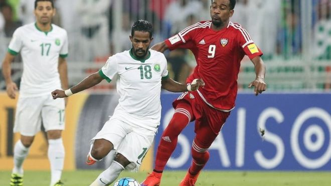عربستان از بمب گذاری در جریان بازی با امارات جلوگیری است