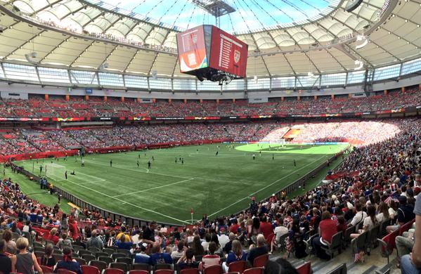 عکس روز؛ استقبال خوب مردم کانادا از جام جهانی زنان
