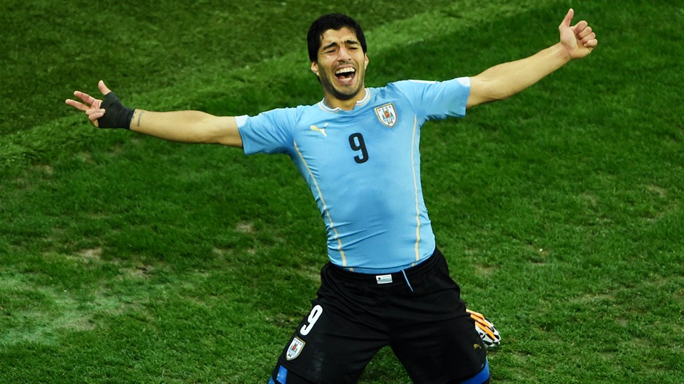 لوییز سوارز، بهترین بازیکن دیدار اروگوئه - انگلیس