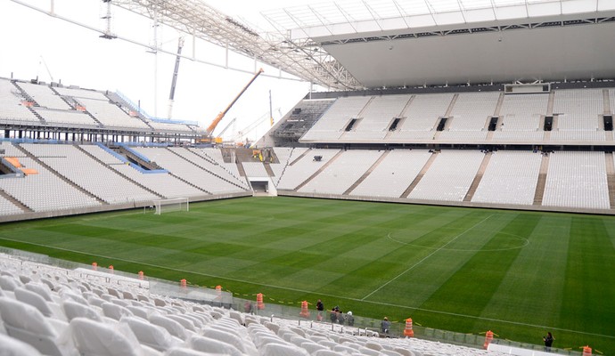 گزارش تصویری: افتتاح استادیوم میزبان افتتاحیه جام جهانی 2014