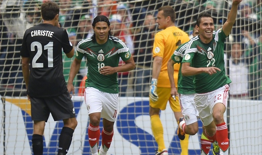 پلی آف جام جهانی، مکزیک 5 - 1 نیوزلند؛ آزتک ها در یک قدمی جام جهانی
