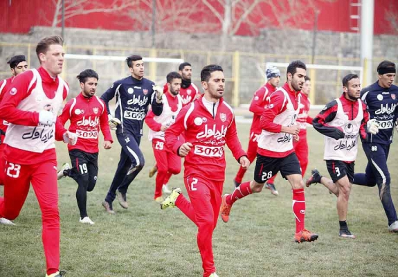 گزارش تمرین پرسپولیس