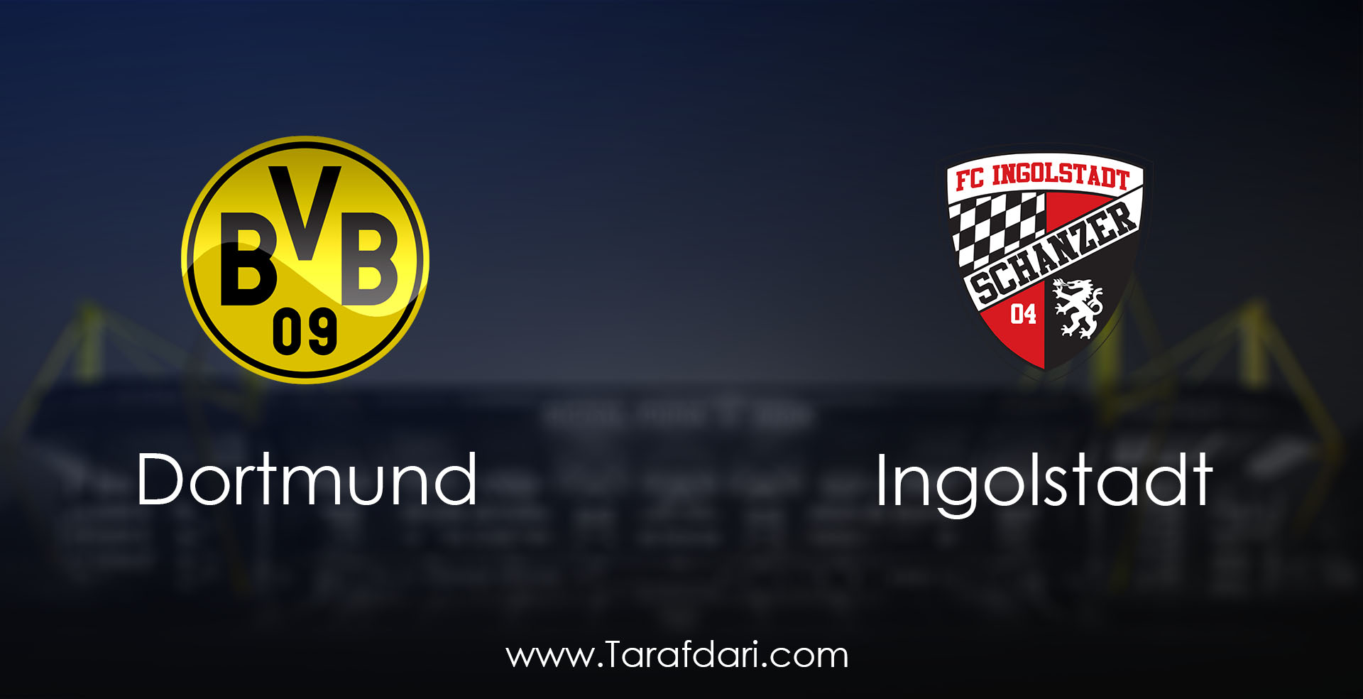 borussia Dortmund vs Ingolstadt-هفته بیست وپنجم-بوندسلیگا آلمان