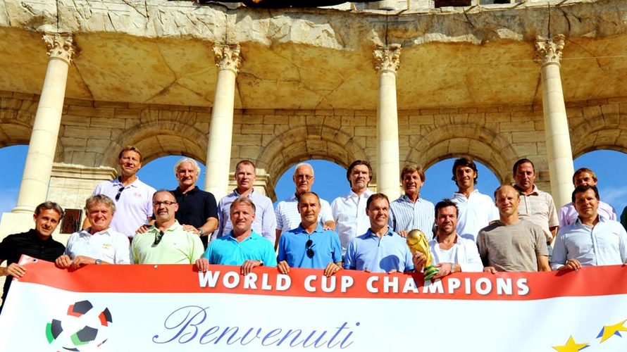 تمجید قهرمانان جام جهانی 1990 از قیصر به مناسبت تولد او