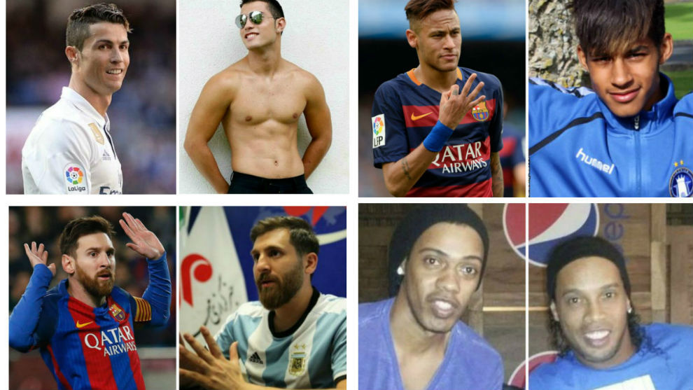گزارش تصویری - 15 بازیکن مشهور و بدل هایشان