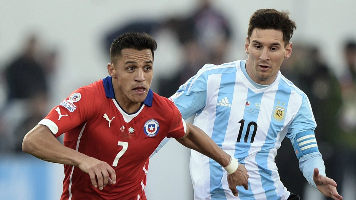 ترکیب رسمی - آرژانتین - شیلی - مقدماتی جام جهانی در آمریکای جنوبی