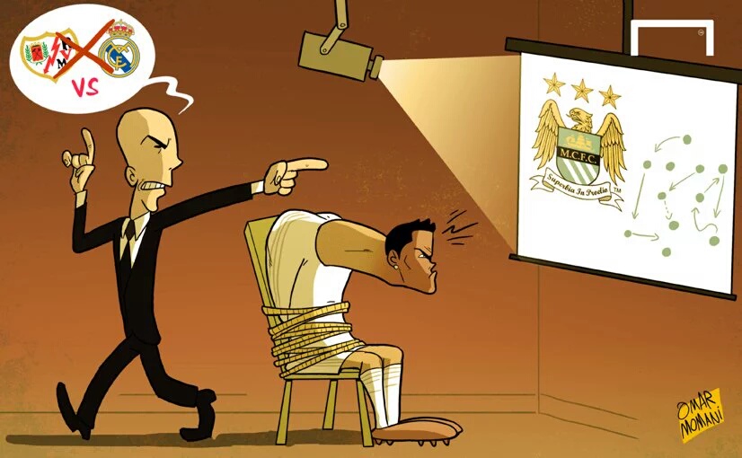 کاریکاتور روز: غیبت کریستیانو رونالدو در بازی امشب