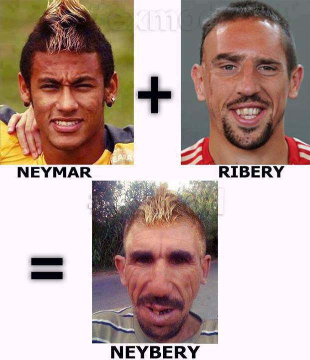 neymar + ribery