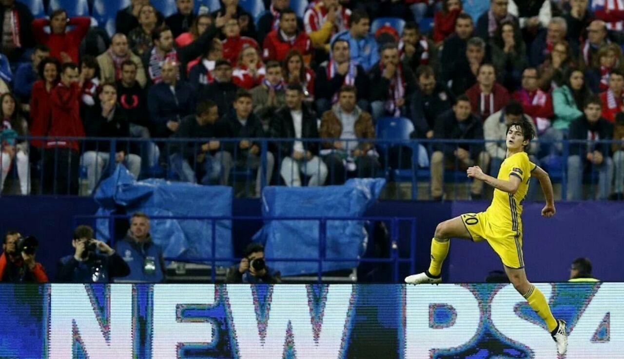 دروازه اتلتیکو مادرید در لیگ قهرمانان این فصل برای اولین بار توسط او باز شد: سردار آزمون!