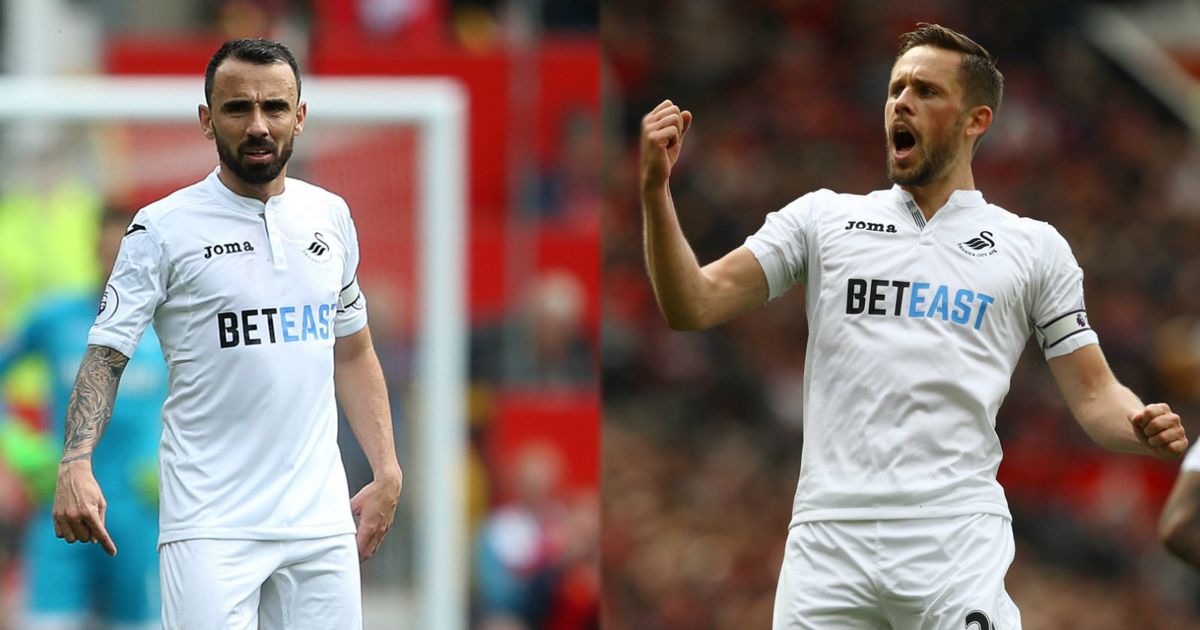 Leon Britton - Gylfi Sigurdsson  - Swansea City - سوانزی - لیگ برتر انگلیس - England Premier League - EPL - PL - نقل و انتقالات سوانزی - Swansea Transfers - نقل و انتقالات اورتون - Everton Transfers