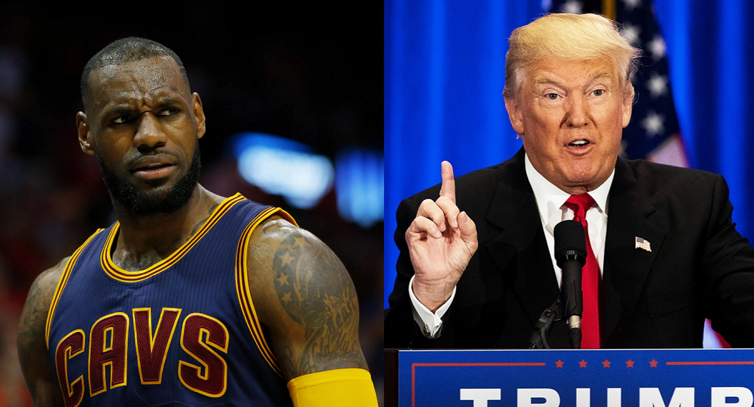 Lebron James - Donald Trump - POTUS - رئیس جمهور ایالات متحده آمریکا  - US President - NBA - کلیولند کاوالیرز - Cavs - Cleveland Cavaliers