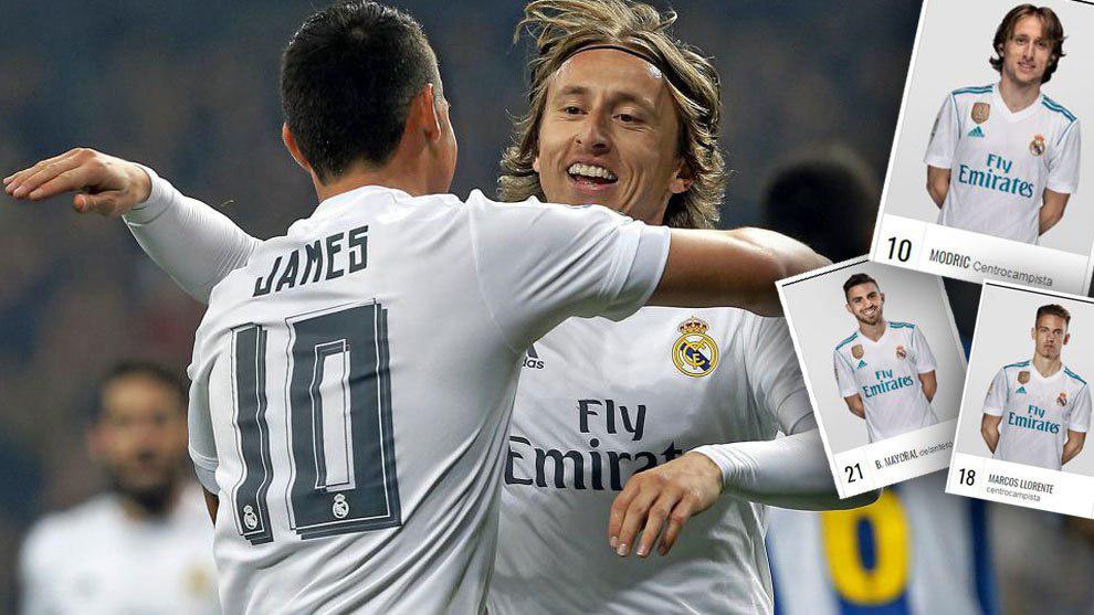 Luka Modric - Lukita - لوس بلانکوس - Los Blancos - Galacticos - کهکشانی ها - هامس رودریگز - رئال مادرید - Real Madrid - بورخا مایورال - Borja Mayoral - مارکوس یورنته - Marcos Llorente - James Rodriguez - Real Madrid No. 10 - شماره 10 رئال مادرید