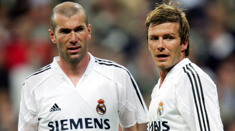 David Beckham - Zinedine Zidane - Becks - Zizou - زیزو - بِکس - رئال مادرید - Real Madrid - لوس بلانکوس - Los Blancos - کهکشانی ها - Galacticos - مادریدیستا - Madridista