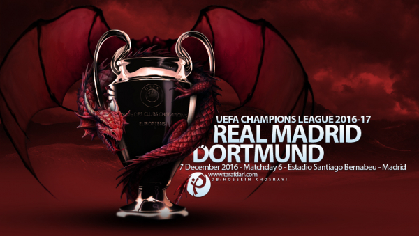 رئال مادرید-دورتموند-ترکیب رسمی-لیگ قهرمانان اروپا