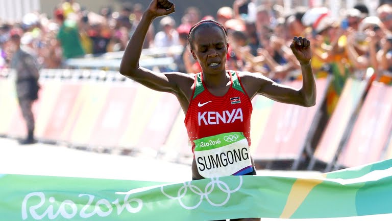  ماراتون المپیک ریو 2016؛ قهرمانی بانوی کنیایی با شرکت 157 ورزشکار