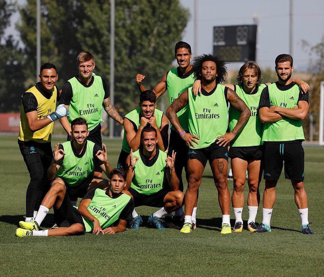 تمرینات رئال مادرید-لیگ قهرمانان اروپا-لالیگا اسپانیا