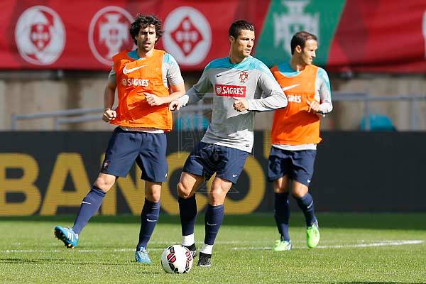 گزارش تصویری: تمرینات آماده سازی تیم ملی پرتغال با حضور رونالدو و په په