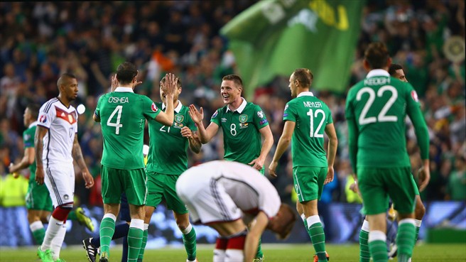 گزارش تصویری ایرلند 1 - 0 آلمان