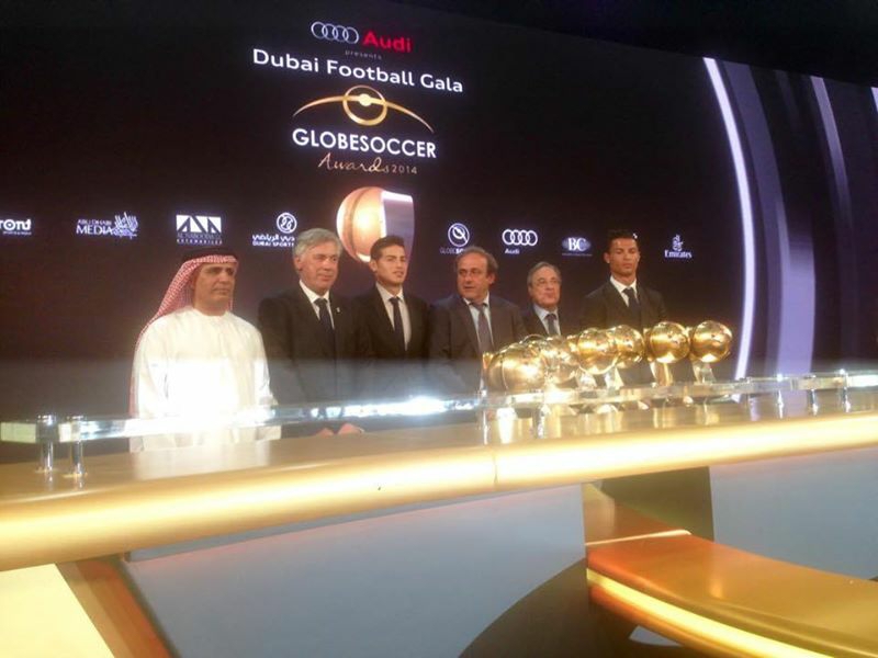 تمامی جوایز Globe Soccer Awards 2014 به مادریدی ها رسید