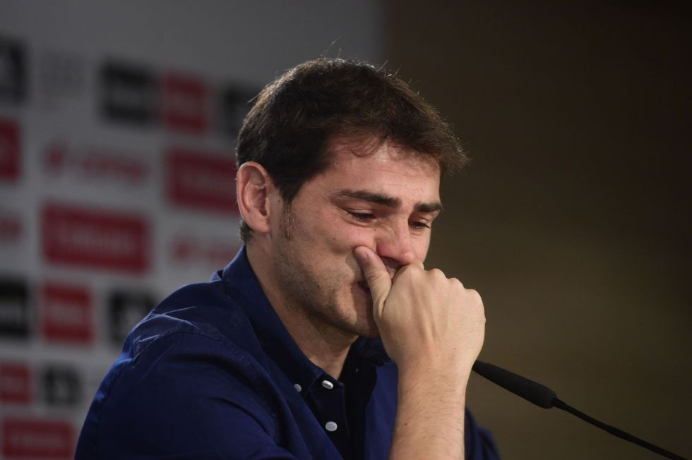 عکس روز؛ اشک های کاسیاس در مراسم خداحافظی با رئال مادرید