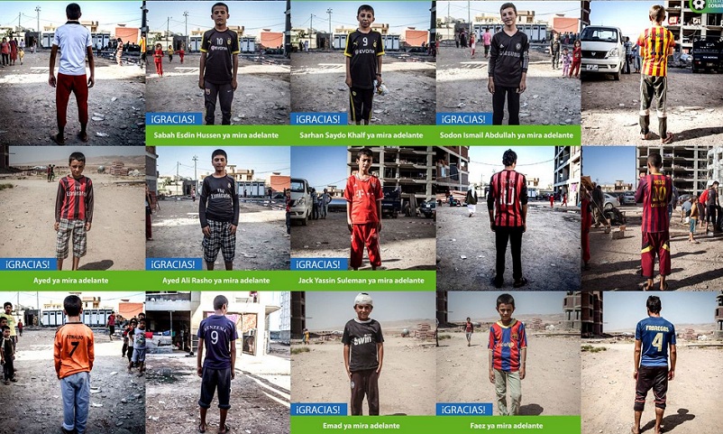 تکان دهنده؛ شور و شوق ال کلاسیکو در بین کودکان کشور سوریه