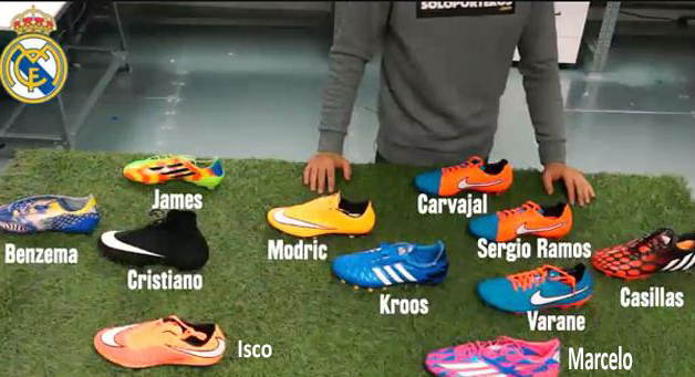 کفش های بازیکنان رئال مادرید در ال کلاسیکو (عکس)