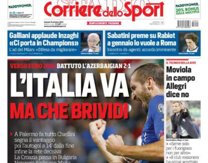 عناوین مهم روزنامه های کشور ایتالیا؛ 11 اکتبر 2014