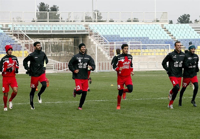 ریکاوری بازیکنان پرسپولیس در آزادی