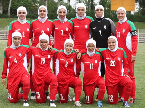 تساوی تیم فوتبال دختران جوان ایران در سومین دیدار تدارکاتی