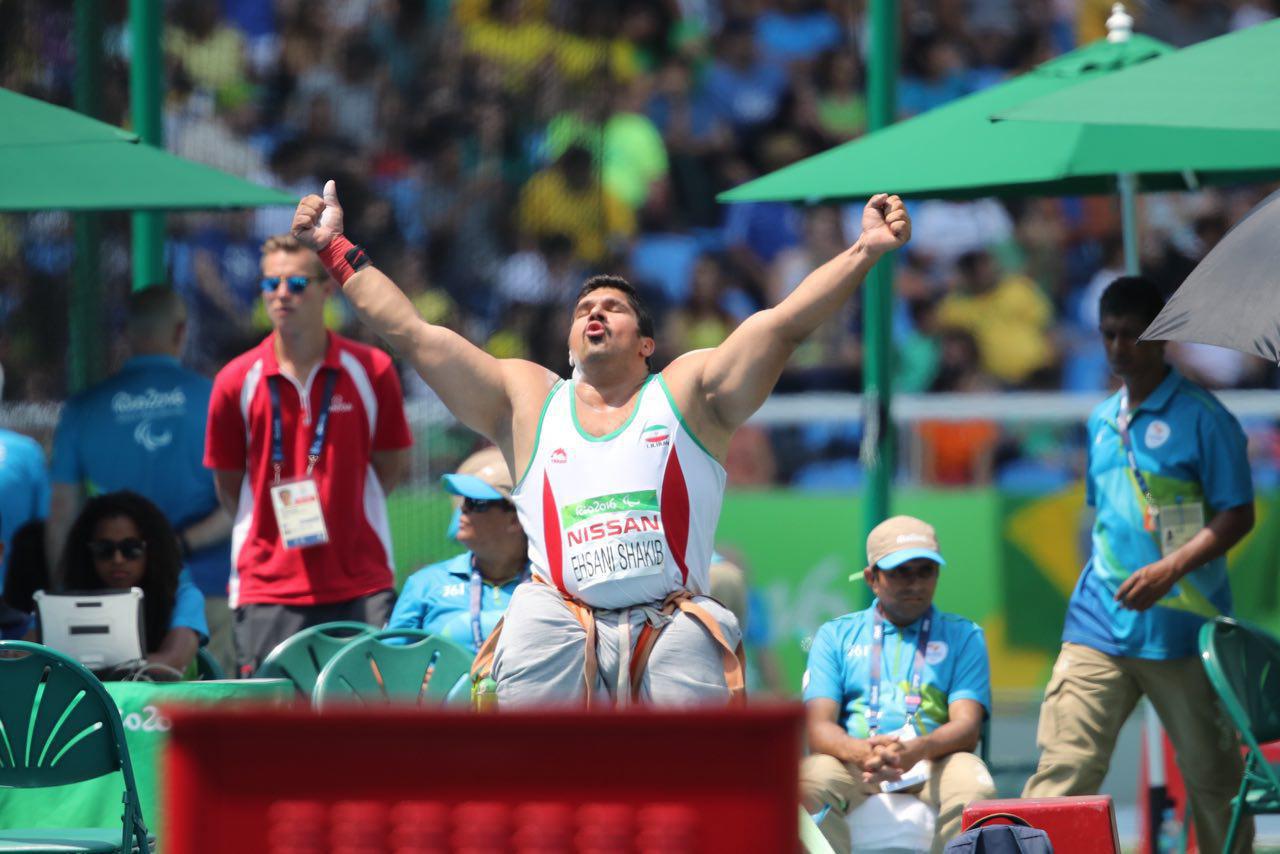 دو و میدانی پارالمپیک ریو 2016 ؛ احسانی شکیب به مدال برنز پرتاب وزنه دست یافت